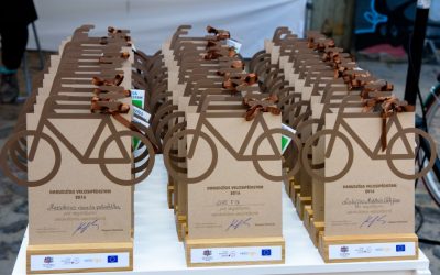 Apbalvotas 40 velosipēdistiem draudzīgākās organizācijas Latvijā